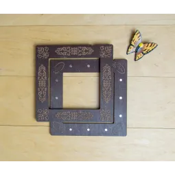 Cercle à broder avec aimants 15*15 cm, 6 mm PM-007