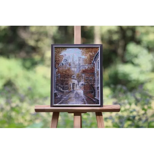 Набор для вышивания крестом "Мастер и кот" 29,6x39 см S/GM060