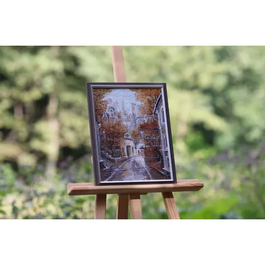 Набор для вышивания крестом "Мастер и кот" 29,6x39 см S/GM060