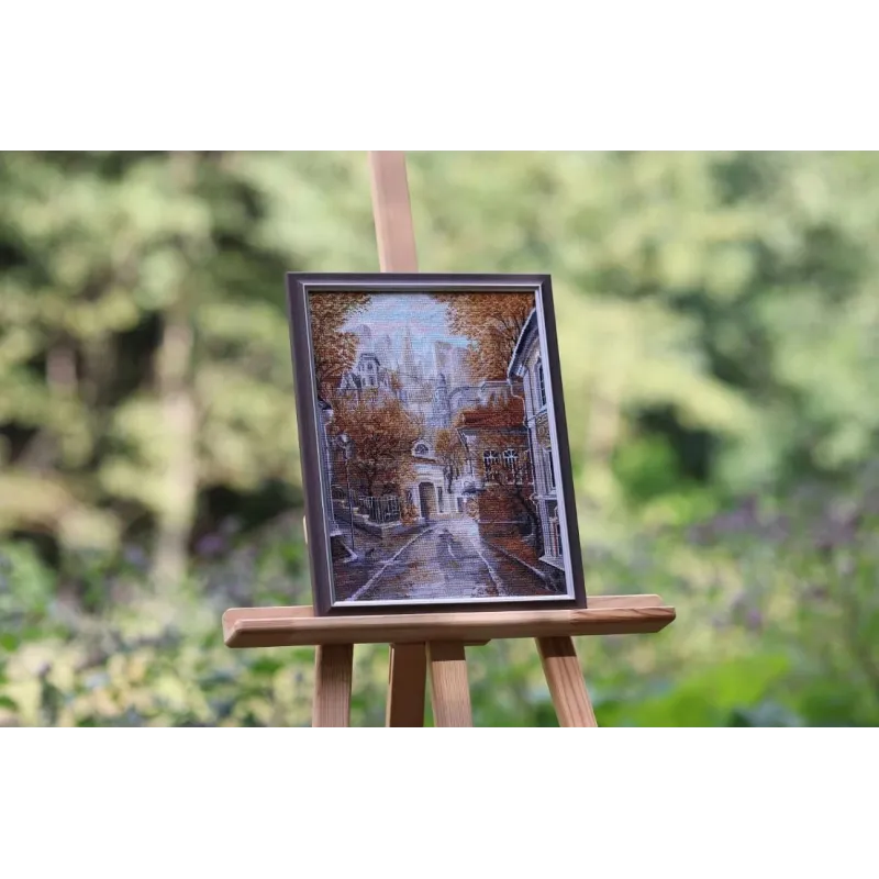 Kreuzstich-Set "Der Meister und die Katze" 29,6x39 cm S/GM060