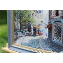 Cross stitch kit "Annushka. On the eve" 37.3x33 cm S/GM062