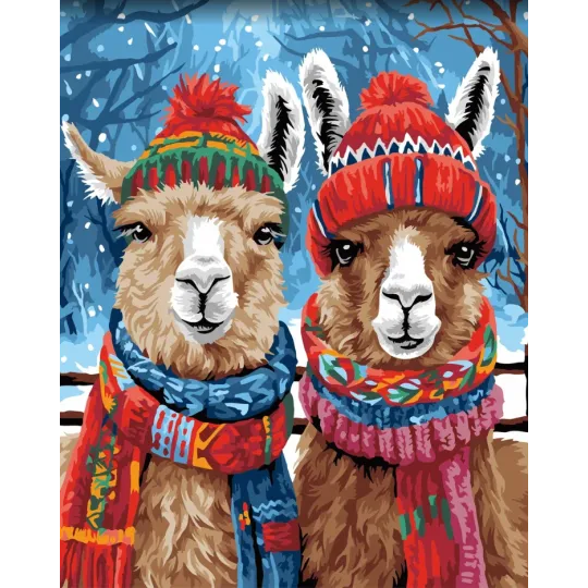 (Снято с производства) Алмазная мозаика на подрамнике 40x50 см Lamas DP407