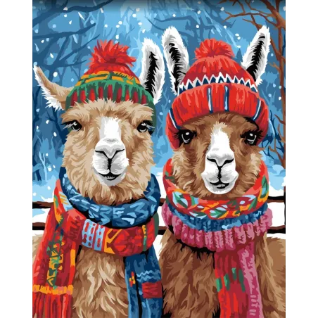 (Снято с производства) Алмазная мозаика на подрамнике 40x50 см Lamas DP407