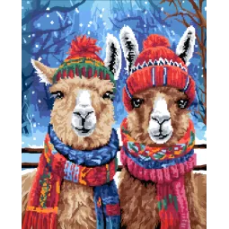 Peinture diamant avec sous-cadre 40x50 cm Lamas DP407