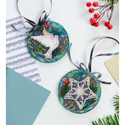 Dekorationsset Neue Freude (Wintermärchen) 13,2x6,6 cm AABT-036