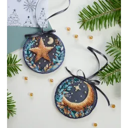 Decoration kit Star, shine! (Winter tale) 13.2x6.6 cm AABT-037