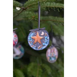 Decoration kit Star, shine! (Winter tale) 13.2x6.6 cm AABT-037