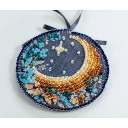 Decoration kit Star, shine! (Winter tale) 13.2x6.6 cm AABT-037