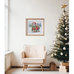 Kryželiu siuvinėjimo rinkiniai Žiemos glėbyje („Deco Scenes“) 24x20 cm AAH-245