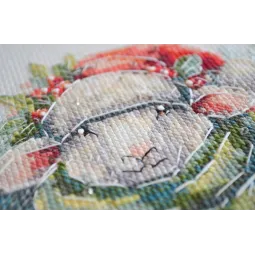 Kits de point de croix Dans les bras de l'hiver (Décors) 24x20 cm AAH-245