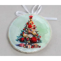 Dekorationsset Festliche Schlange (Wintermärchen) 13.2x6.6 cm AABT-028