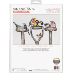 Cross stitch kit Forks and Feathers D70-35447