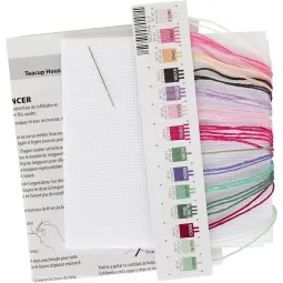 Kit de point de croix Maison avec tasse D70-65232