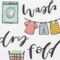 Kit de point de croix Wash Dry Fold D71-06264