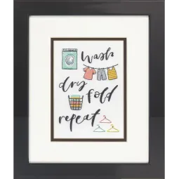 Kreuzstich-Set Waschen Trocknen Falten D71-06264