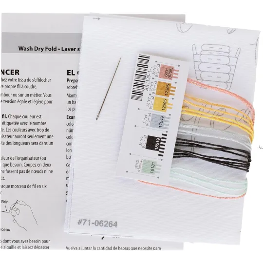 Cross Stitch Kit Wash Dry Fold D71-06264