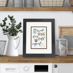 Kreuzstich-Set Waschen Trocknen Falten D71-06264