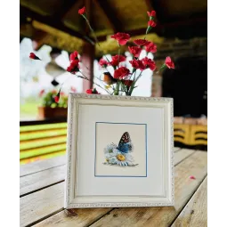 Cross stitch kit Fragile Beauty 15x15 SR2220