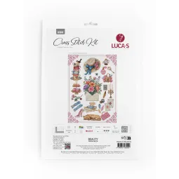 Kit de point de croix « Beauty » 24x33cm SB7041