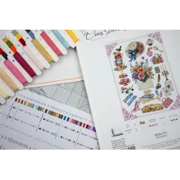 Cross Stitch Kit "Beauty" 24x33cm SB7041