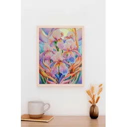 Kit de broderie de perles principal Inspiration florale (Scènes Déco) 24x31,5 cm AAB-928