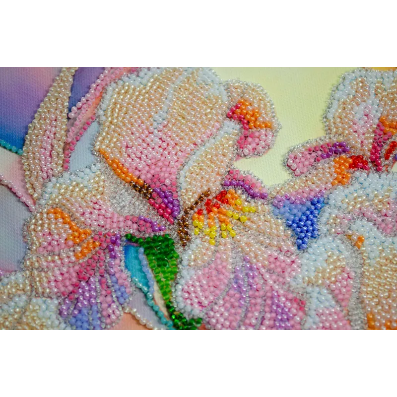 Kit de broderie de perles principal Inspiration florale (Scènes Déco) 24x31,5 cm AAB-928