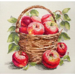 Cross-stitch kits - Bulk apples (Deco Scenes) 23x22 cm AAH-250