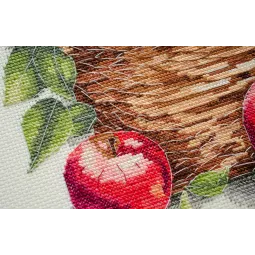 Наборы для вышивания крестиком - яблоки (Декоративные сцены) 23x22 см AAH-250