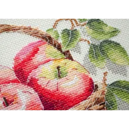 Наборы для вышивания крестиком - яблоки (Декоративные сцены) 23x22 см AAH-250