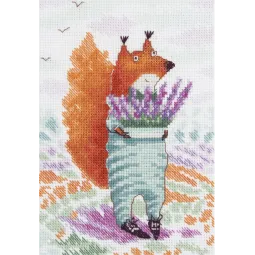 Cross stitch kit KLART "Lavender for her" KL8-233