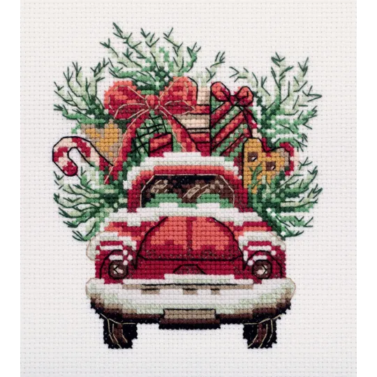 Cross stitch kit "Christmas gifts" KL8-432