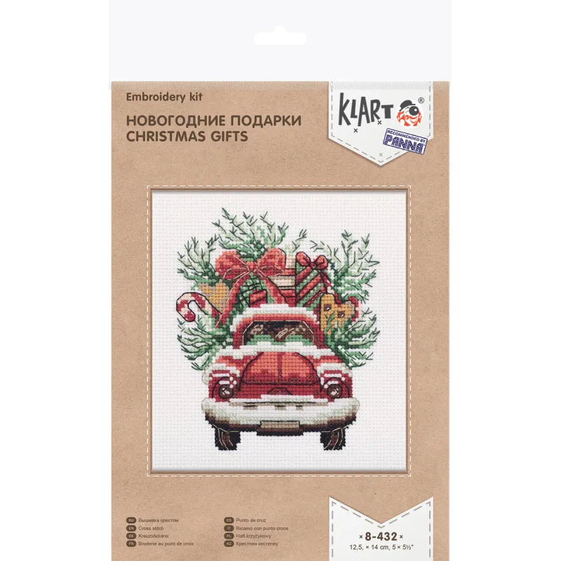 Cross stitch kit "Christmas gifts" KL8-432