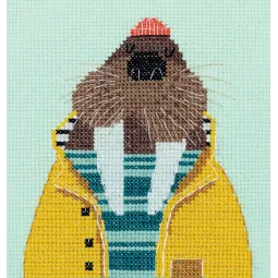 Kit de point de croix KLART "Pêcheur de morse" KL8-550