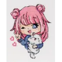 Cross stitch kit KLART "Cutie" KL8-554