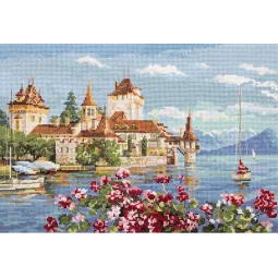 Cross stitch kit PANNA "Alpine ballad" PGM-1705