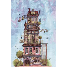 Cross stitch kit PANNA "Wind blows in attic" PGM-7461