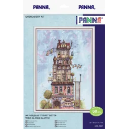 Kryželių siuvinėjimo rinkinys PANNA „Vėjas palėpėje“ PGM-7461