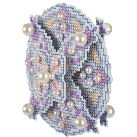 Kit de point de croix PANNA "Jeu de Noël. Boule violette" PIG-7366