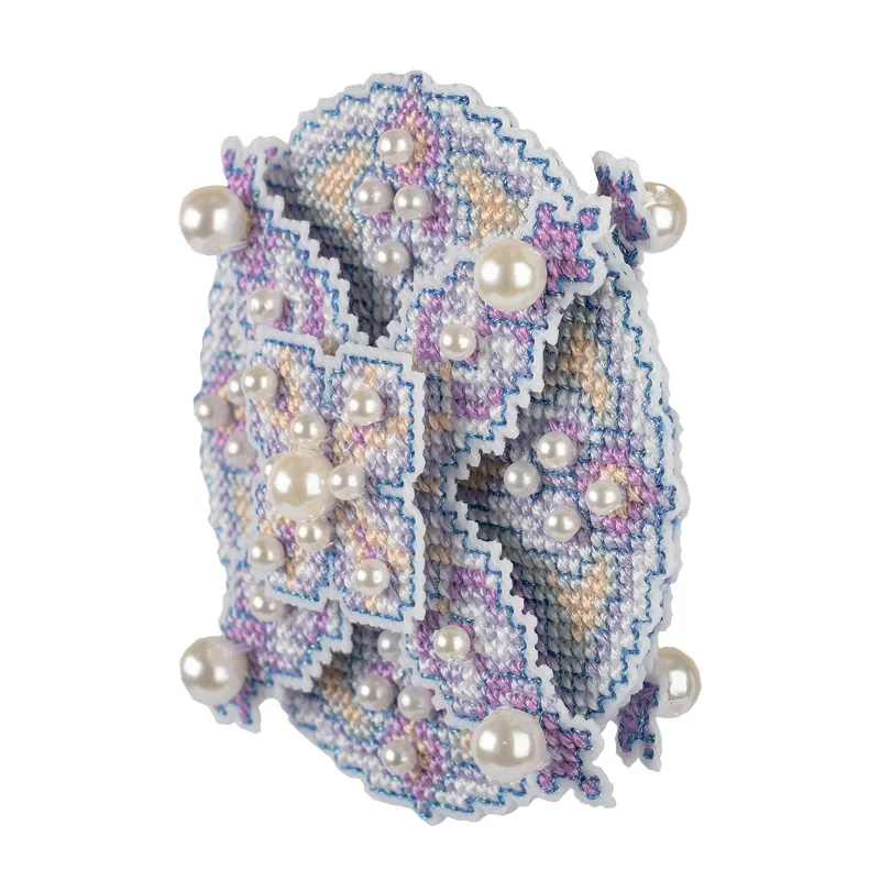 Kit de point de croix PANNA "Jeu de Noël. Boule violette" PIG-7366