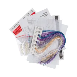 Набор для вышивания крестиком PANNA «Рождественская игрушка. Фиолетовый шар» PIG-7366