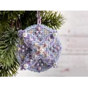 Набор для вышивания крестиком PANNA «Рождественская игрушка. Фиолетовый шар» PIG-7366