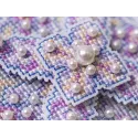 Kit de point de croix PANNA "Jeu de Noël. Boule violette" PIG-7366