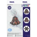 Kit de point de croix PANNA "Jeu de Noël. Cloche élégante" PIG-7448