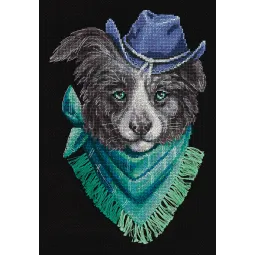 Cross stitch kit PANNA "Buddy. Armed and dangerous" PJ-7172