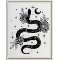 Набор для вышивания крестом PANNA "Black Gold. Snake" PJ-7477