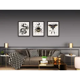 Набор для вышивания крестом PANNA "Black Gold. Snake" PJ-7477