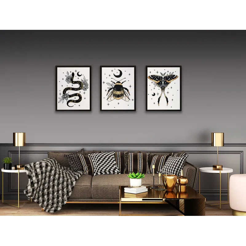 Набор для вышивания крестом PANNA "Black Gold. Snake" PJ-7477