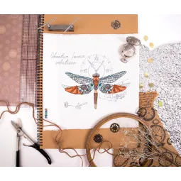 Cross stitch kit PANNA "Dragonfly" PM-1872