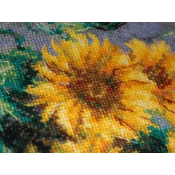 Cross stitch kit PANNA "Bouquet of sunflowers" PMET-7357