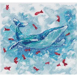 Cross stitch kit PANNA "Whale" PMT-7415
